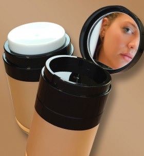 Airless Jar with Compact Section and Mirror
